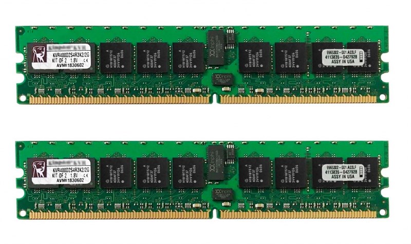 Оперативная память Kingston KVR400D2S4R3K2/2G DDRII 1024Mb KVR400D2S4R3K2/2G - фото 41834