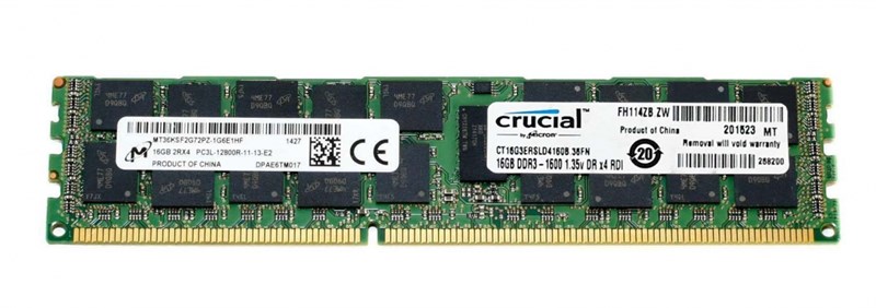 Оперативная память Micron CT16G3ERSLD4160B.36FN DDRIII 16Gb CT16G3ERSLD4160B.36FN - фото 42247