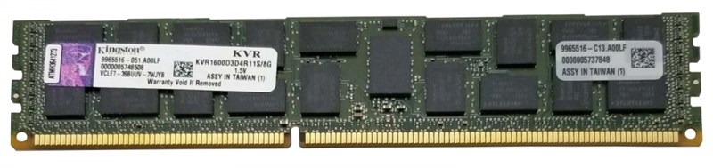 Оперативная память Kingston KVR1600D3D4R11S/8G DDRIII 8Gb KVR1600D3D4R11S/8G - фото 42289