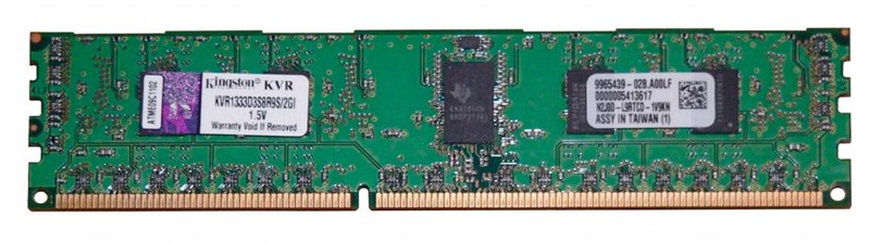 Оперативная память Kingston KVR1333D3S8R9S/2GI DDRIII 2Gb KVR1333D3S8R9S/2GI - фото 42435