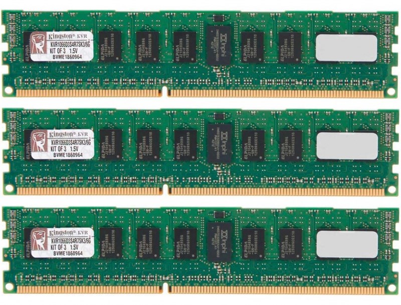 Оперативная память Kingston KVR1066D3S4R7SK3/6G DDRIII 6Gb KVR1066D3S4R7SK3/6G - фото 42584