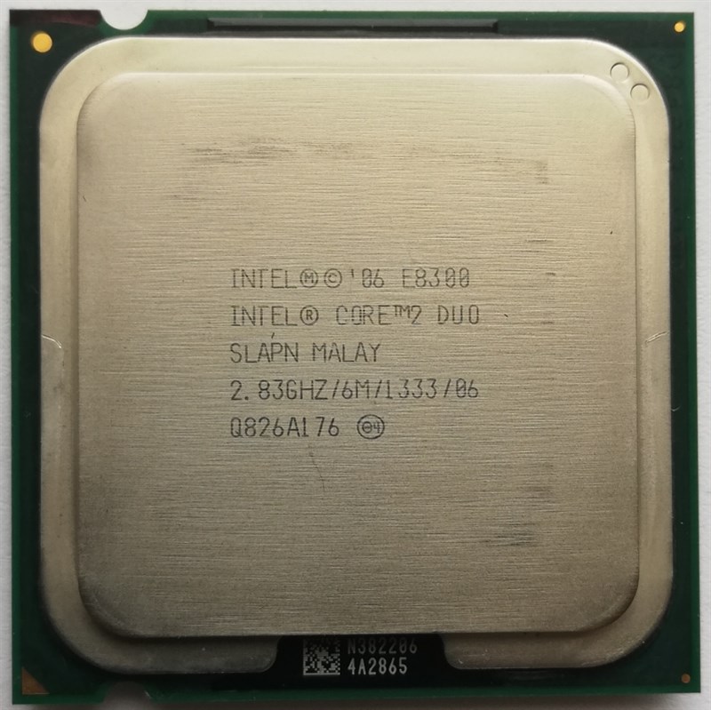 Процессор E8300 Intel 2833Mhz E8300 - фото 43998