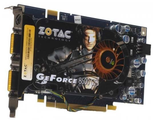 Видеокарта Zotac GF8600GS 512Mb PCI-E16x GDDR2 GF8600GS - фото 45034