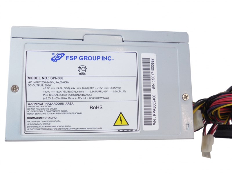 Блок Питания FSP SPI-500 500W SPI-500 - фото 47095