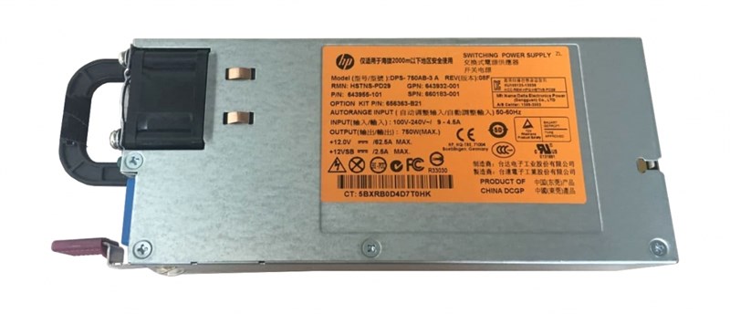 Резервный Блок Питания HP DPS-750AB-3 A 750W DPS-750AB-3 A - фото 48247