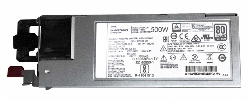 Резервный Блок Питания HP HSTNS-PD40-1 500W HSTNS-PD40-1 - фото 48292