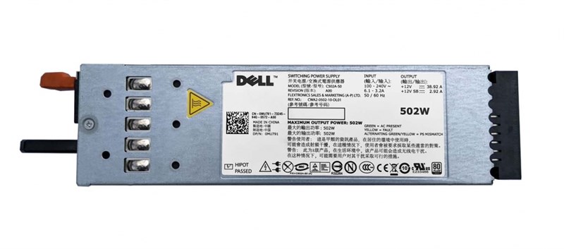 Резервный Блок Питания Dell CWA2-0502-10-DL01 502W CWA2-0502-10-DL01 - фото 48887