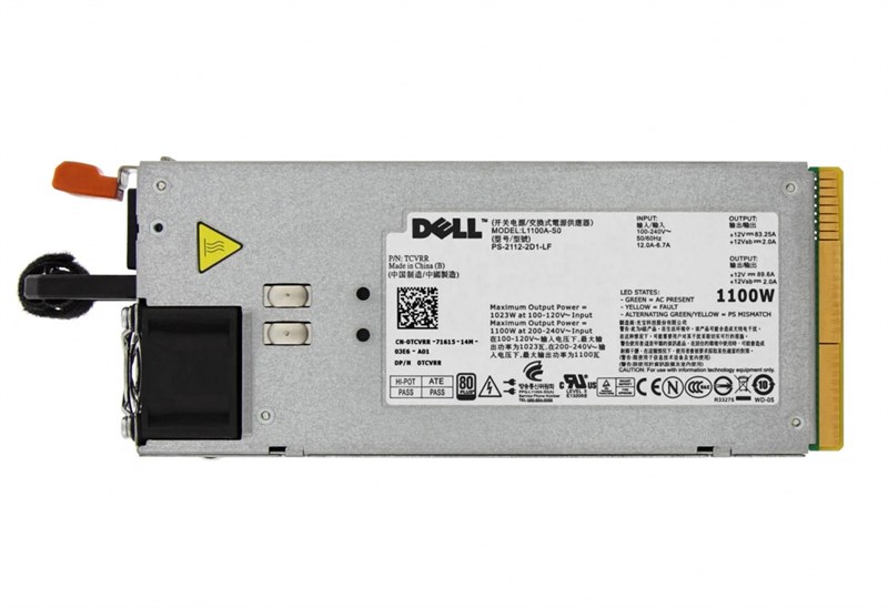 Резервный Блок Питания Dell PS-2112-2D1-LF 1100W PS-2112-2D1-LF - фото 48912