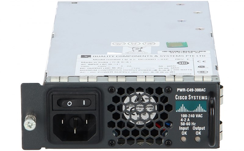 Резервный Блок Питания Cisco PWR-C49-300AC 300W PWR-C49-300AC - фото 48959