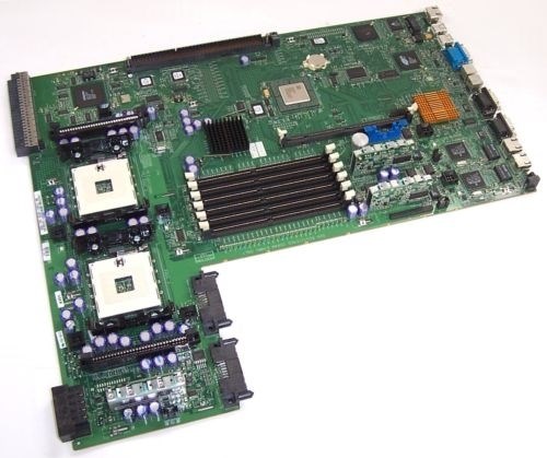 1U847 Материнская Плата Dell ServerWorks GC-SL Dual Socket 603 6DDR UW160SCSI U100 3PCI-X PCI 2SCSI 2LAN1000 Video ATX 400Mhz For PowerEdge 2650 1U847 - фото 7064