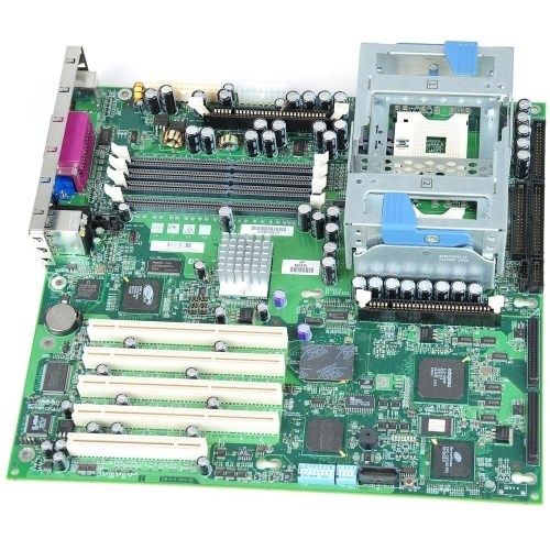 322318-001 Материнская Плата Hewlett-Packard ServerWorks GC-SL Dual Socket 604 4DDR UW160SCSI U100 4PCI-X PCI 2SCSI GbLAN Video E-ATX 533Mhz For ML350G3 322318-001 - фото 8365