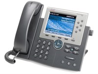 CP-7975G IP телефон, 8 линий SIP\SCCP, 2 x GE PoE, LCD 320х240 Touch Color CP-7975G