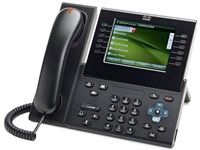 CP-9971-C-K9 Cisco IP видеотелефон, 6 линий, 2 x GE RJ-45, Color LCD 640х480, SIP, PoE CP-9971-C-K9