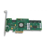 EH417AA Контроллер SAS HP [LSI Logic] SAS3041E-HP LSISAS1064E Int-4хSATA 4xSAS/SATA RAID10E U300 LP PCI-E4x EH417AA