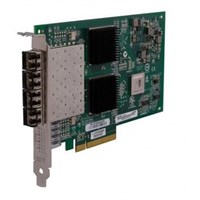 QLE2564-CK Qlogic 8Gbps quad-port Fibre Channel-to-x8/x8 PCI Express adapter, multi-mode opti QLE2564-CK