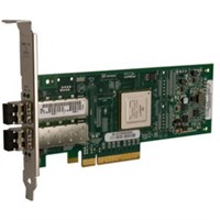 QLE8142-SR-CK Qlogic Dual-port 10GbE-to-PCI Express Converged Network Adapter with SFP+ SR optical modules supporting distances up to 300m QLE8142-SR-CK