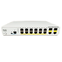 WS-C2960C-12PC-L Коммутатор Cisco Catalyst 2960C Switch 12 FE PoE, 2 x Dual Uplink, Lan Base WS-C2960C-12PC-L