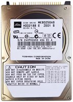 Жесткий диск Toshiba MK8025GAS 80Gb 4200 IDE 2,5" HDD MK8025GAS