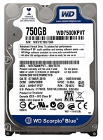 Жесткий Диск Western Digital WD7500KPVT 750Gb SATAIII 2,5" HDD WD7500KPVT