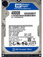 Жесткий диск Western Digital WD4000BEVT 400Gb 5400 SATAII 2,5" HDD WD4000BEVT