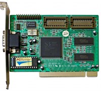 Видеокарта S3 Trio64v+ 1Mb PCI Trio64v+