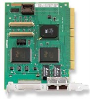 338456-B21 Контроллер HP Compaq NC3131 Fast Ethernet NIC 64 PCI Dual Port 10/100 338456-B21