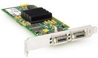 374931-001 Сетевой Адаптер HP NC571C HSTNS-BN08 10Gigabit Dual Port Quad Channel Infiniband Server Adapter 2x10Гбит/сек Fiber Channel HBA LP PCI-E8x 374931-001