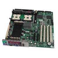 384162-501 Материнская Плата Hewlett-Packard iE7520 Dual Socket 604 6DualDDRII 2UW320SCSI U100 2PCI-E8x 4PCI-X Video 2LAN1000 E-ATX 800Mhz For ML350G4p 384162-501