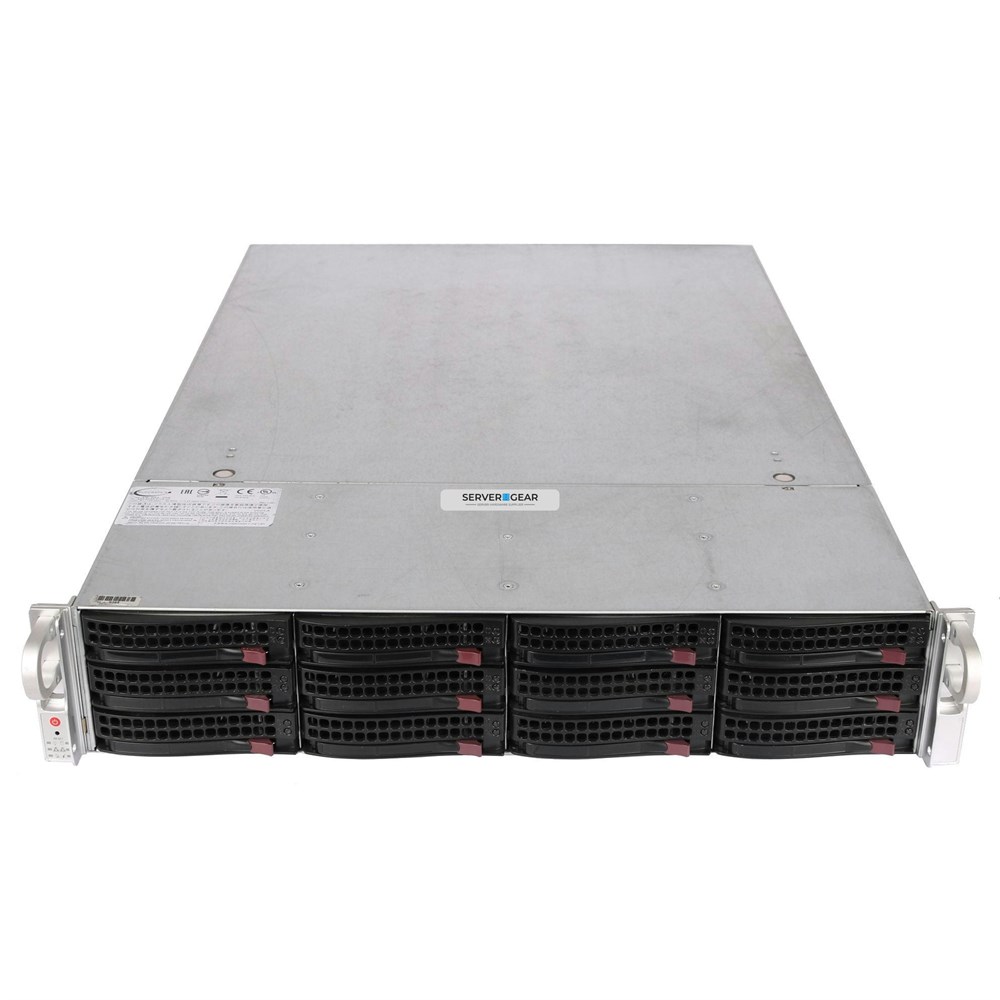 SSG-6028R-E1CR12N Сервер SuperStorage SSG-6028R X10DRI-T4+ 2U 12x3.5 2x2.5
